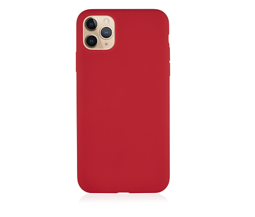 Чехол для смартфона vlp Silicone Сase для iPhone 11 Pro Max, красный